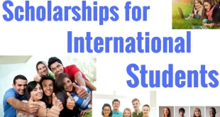 International scholarships and funding.